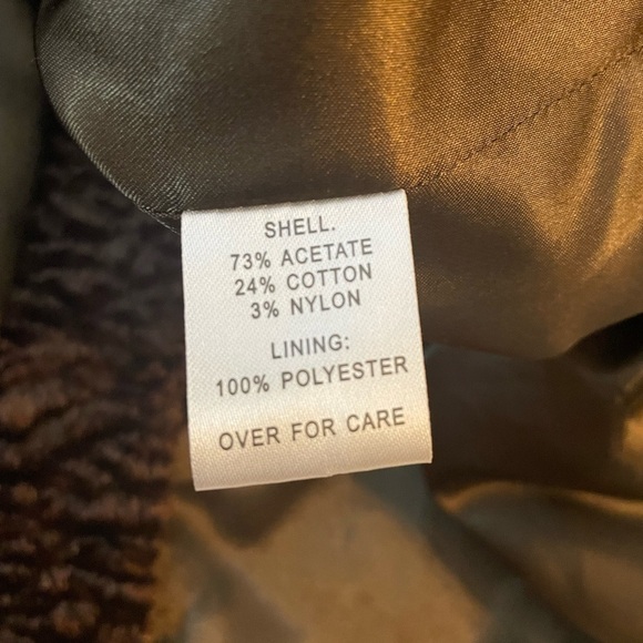 VTG Marvin Richard’s Mocha Brown Faux Fur Plush Mid Length Coat XL - Picture 5 of 12